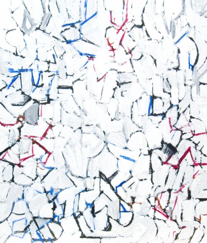 4369 abstract white snow flakes